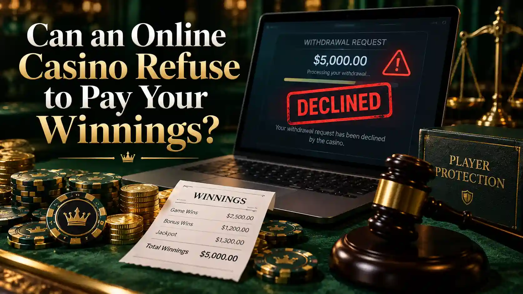 Can an Online Casino Refuse to Pay Your Winnings