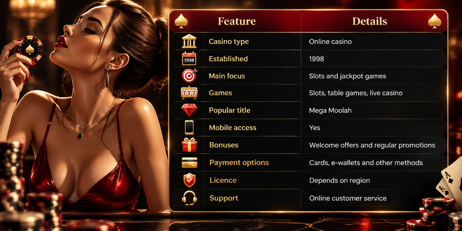 Jackpot City Casino at a Glance