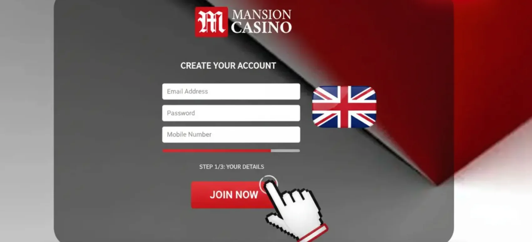 Mansion Casino Registration
