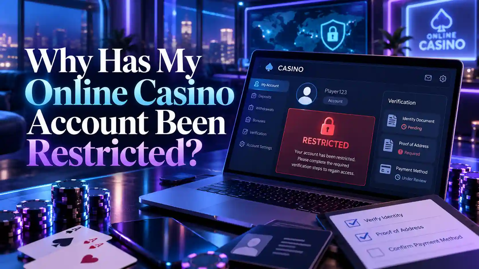 Why Has My Online Casino Account Been Restricted?