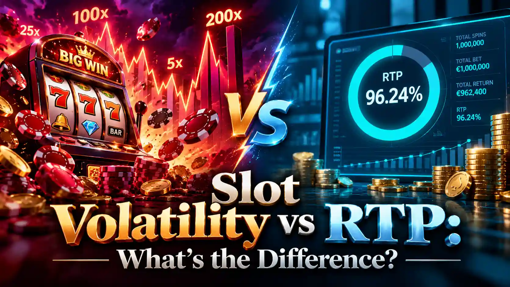 Slot Volatility vs RTP: What’s the Difference?