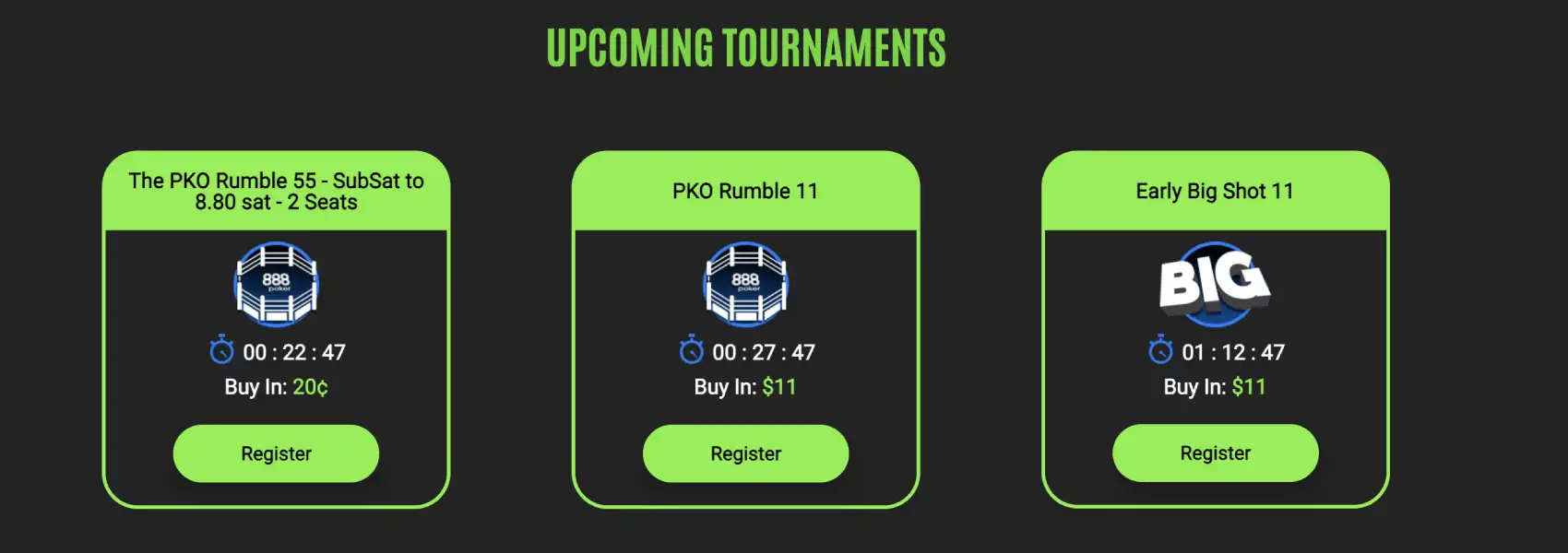 Poker Tournaments