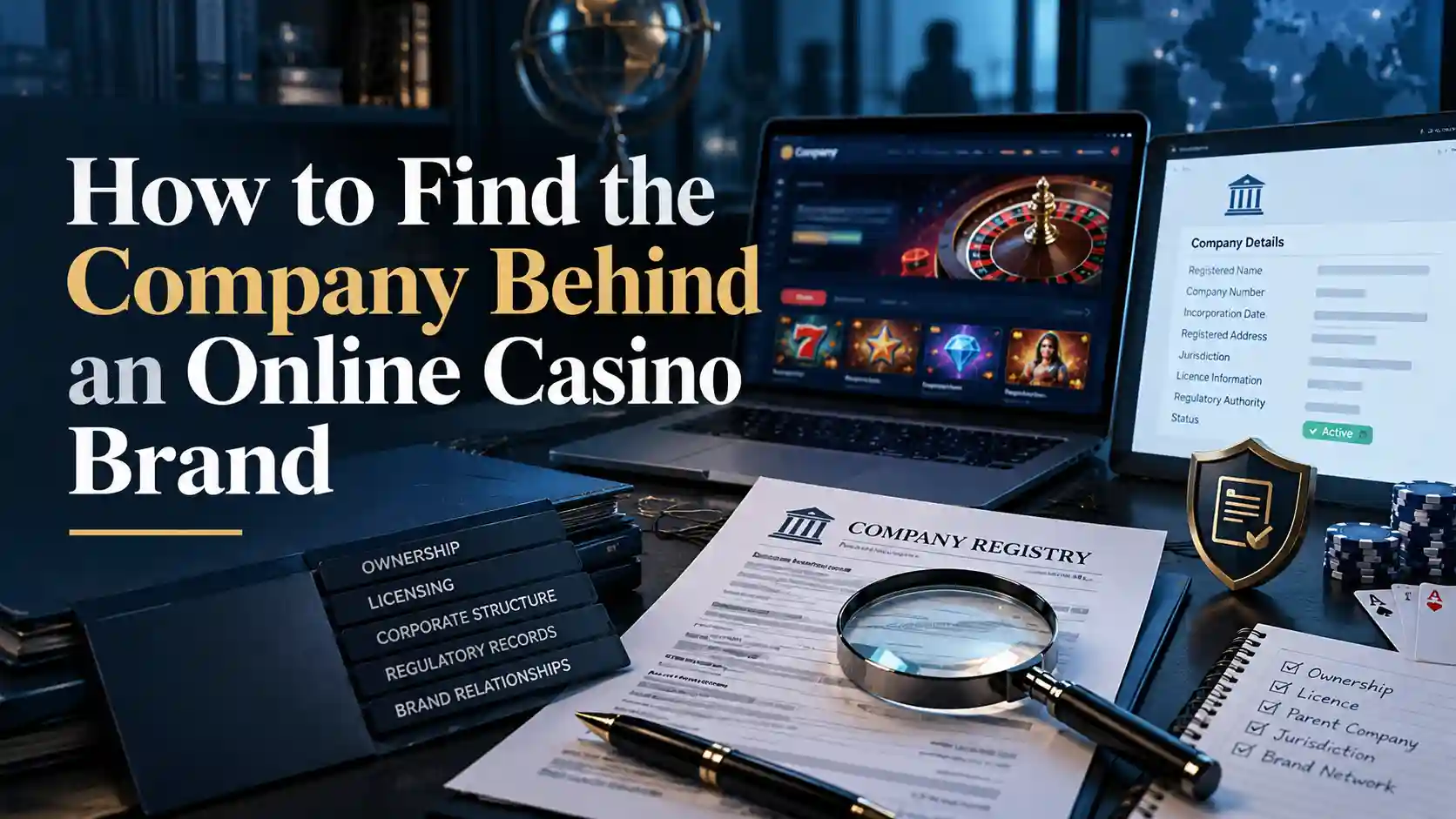 How to Find the Company Behind an Online Casino Brand